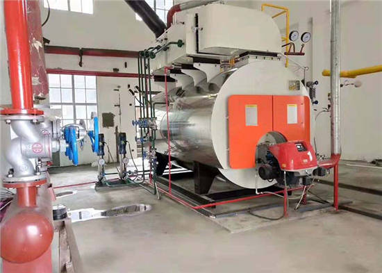 河北超威电源一台10吨低氮燃气锅炉